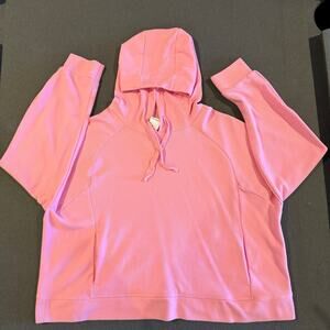 All In Motion™ Pink Cozy Rib Hoodie - XXL